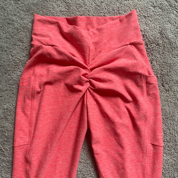 Bombshell Sportswear Curves Leggings - Coral - Picture 4 of 10